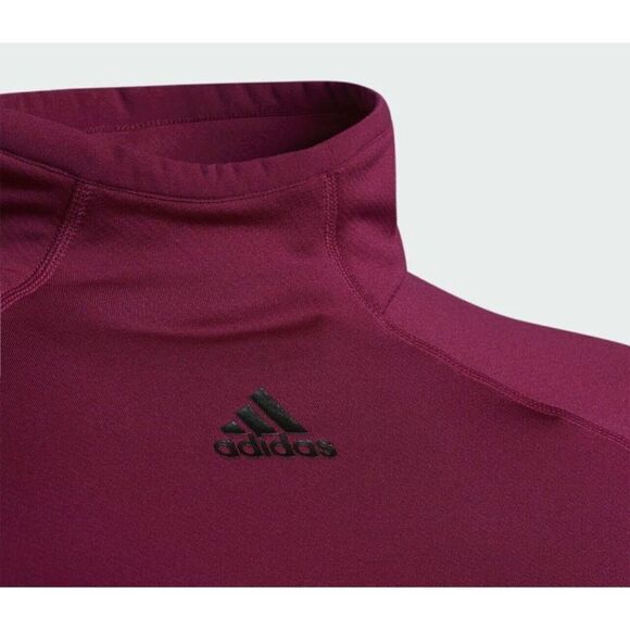 adidas GG4798 Women's Size 2X Power Berry Cold Ready Long Sleeve Sweatshirt $75 - Picture 3 of 5